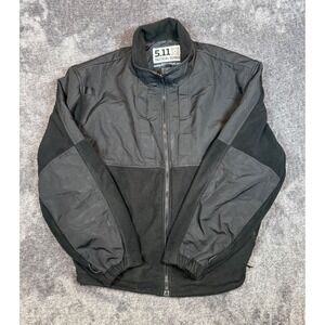 511 Tactical Series Fleece Lined Jacket Black Full Zip Size XL